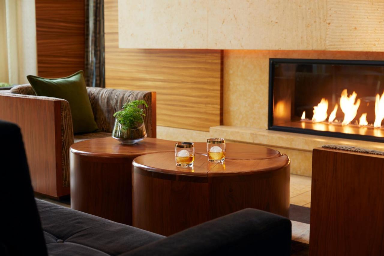 1 Hotel Seattle Exterior photo The fireplace at the lobby