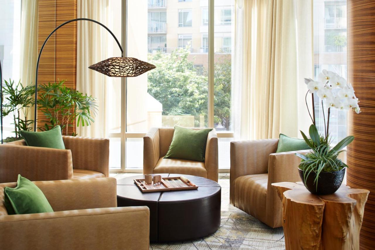1 Hotel Seattle Exterior photo A living room with a floor lamp